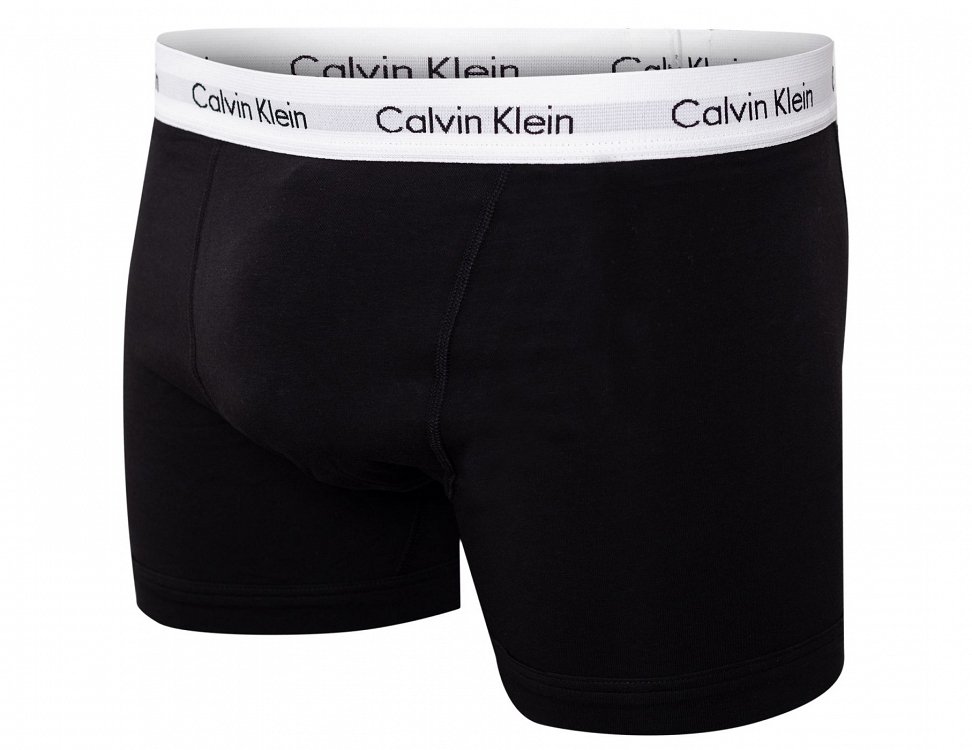 Calvin Klein 3 Pack Low Rise Cotton Stretch Trunks 0000U2664G 001Μαύρο