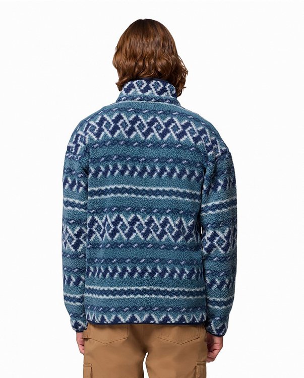 Columbia Ανδρική Μπλούζα Helvetia™ II Printed Half Snap Fleece 2098461 429 Μπλε