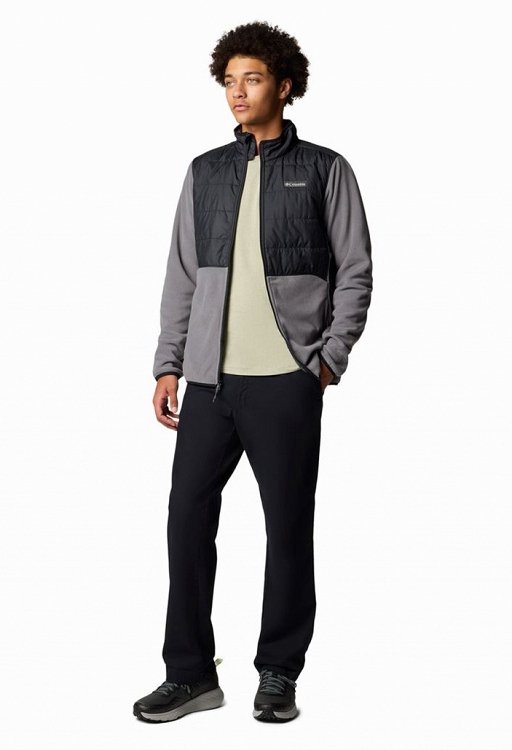 Columbia Ανδρική Ζακέτα Basin Butte™ Full Zip Fleece II 2101761 023 City Grey/Black