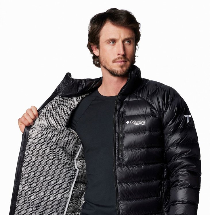 Columbia Ανδρικό Μπουφάν Arctic Crest™ Down Jacket 2088784 010 Μαύρο
