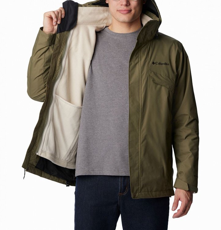 Columbia Men's Bugaboo™ II Fleece Interchange Jacket WO1273-398 Stone Green