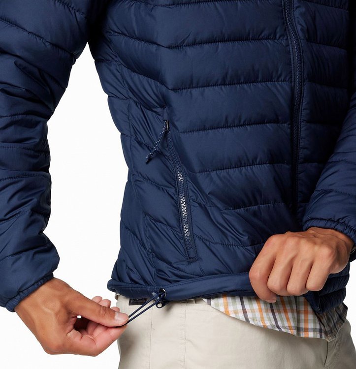 Columbia Ανδρικό Μπουφάν Powder Lite™ II Hooded Jacket 2086944 464 Μπλε