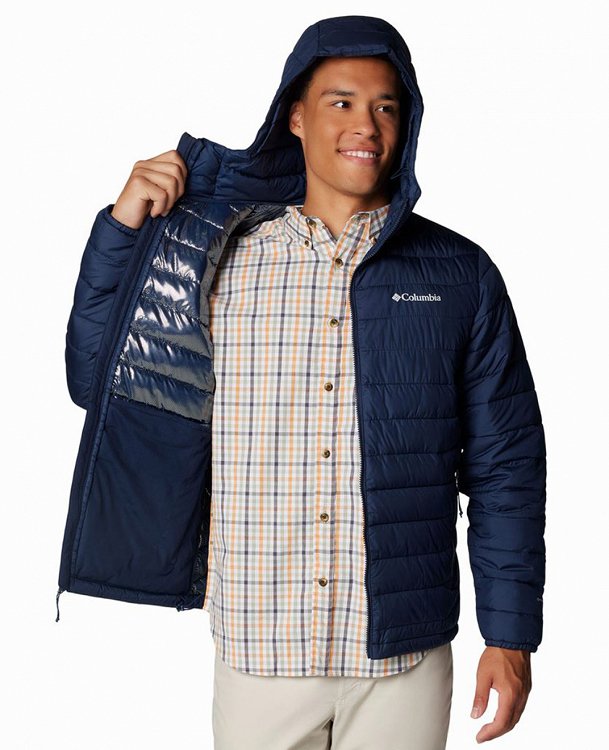 Columbia Ανδρικό Μπουφάν Powder Lite™ II Hooded Jacket 2086944 464 Μπλε