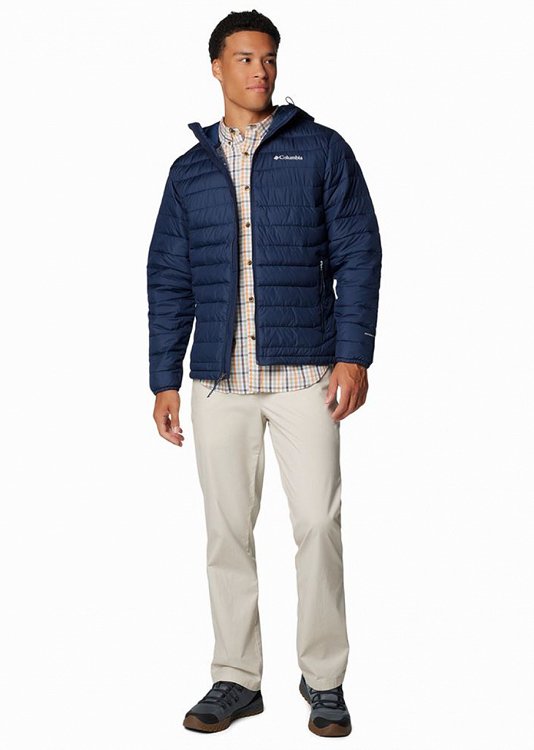 Columbia Ανδρικό Μπουφάν Powder Lite™ II Hooded Jacket 2086944 464 Μπλε