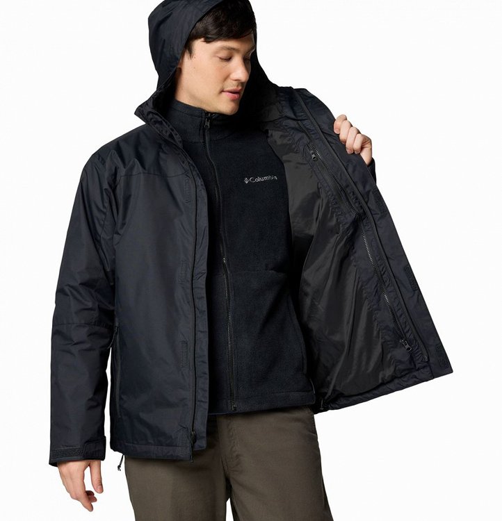 Columbia Ανδρικό Μπουφάν Tunnel Falls™ II Interchange Jacket 2096924 010 Μαύρο