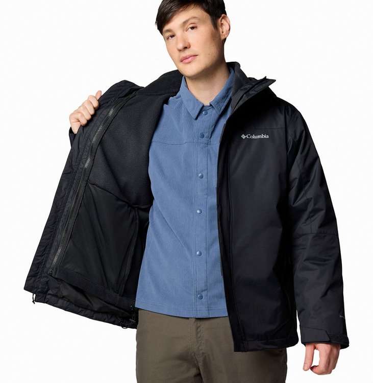 Columbia Ανδρικό Μπουφάν Tunnel Falls™ II Interchange Jacket 2096924 010 Μαύρο