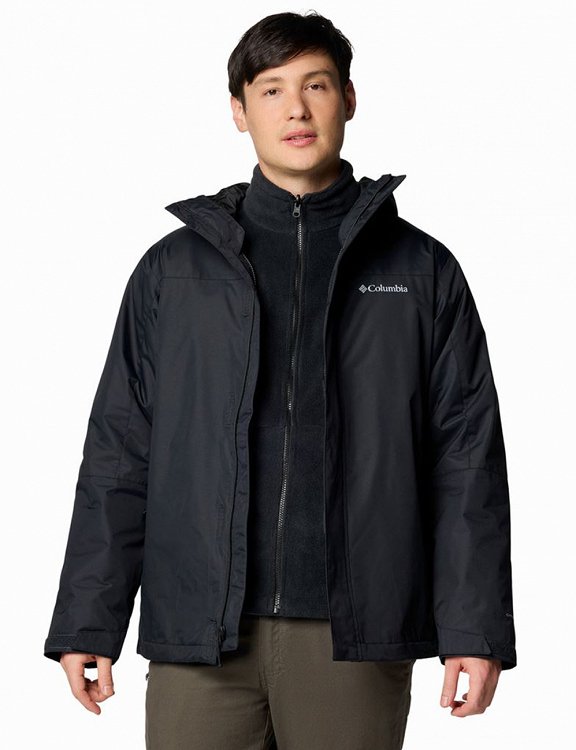 Columbia Ανδρικό Μπουφάν Tunnel Falls™ II Interchange Jacket 2096924 010 Μαύρο
