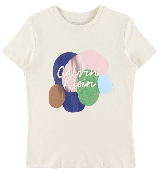 Calvin Klein Παιδικό T-Shirt Για Κορίτσια IG0IG02800 CKS Μπεζ