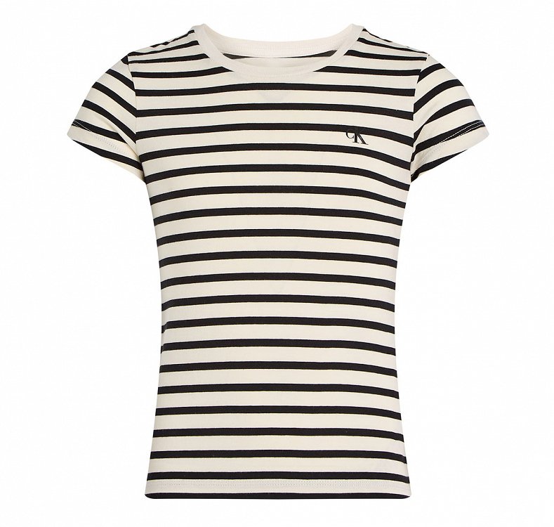 Calvin Klein Set 2 Παιδικά T-Shirt Για Κορίτσια IG0IG02799 0AC Μπεζ/Μαύρο