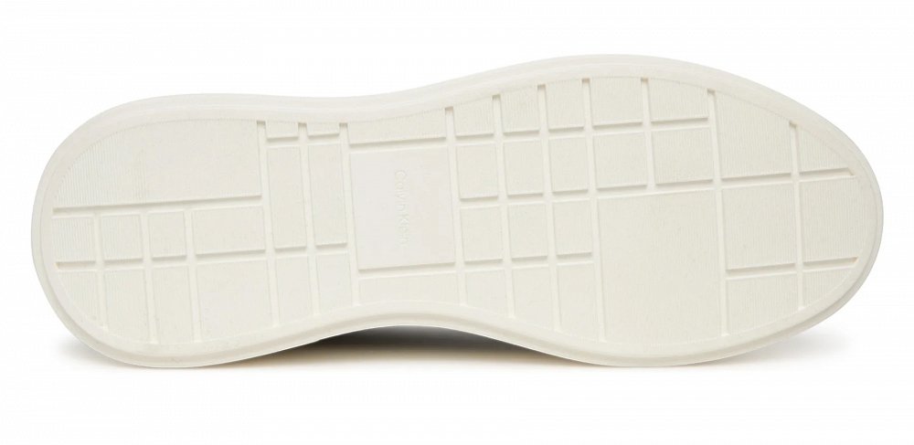 Calvin Klein Γυναικείο Δερμάτινο Sneaker YW0YW01947 0GM Μαύρο