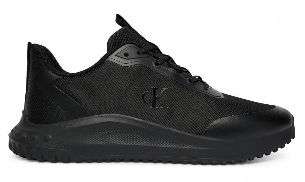 Calvin Klein Ανδρικό Sneaker Eva Runner Lace Up Mat Mix YM0YM01442 0GJ Μαύρο