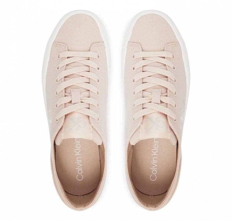 Calvin Klein Γυναικείο Υφασμάτινο Vulc Flatform Low Cv Mg YW0YW01763 ABJ Ροζ