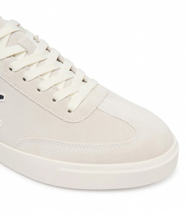 Calvin Klein Ανδρικό Δερμάτινο Sneaker HM0HM02125 0LA Εκρού