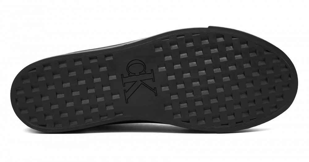 Calvin Klein Γυναικείο Casual Flatform Lace Up Moire YW0YW02012 0GJ Μαύρο