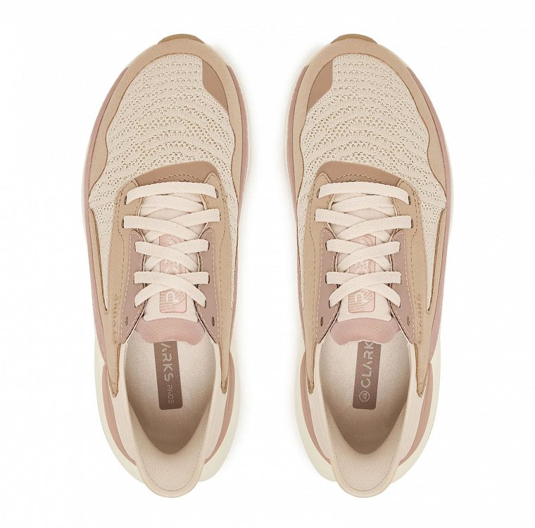 Clarks Γυναικείο Sneaker Pace 26184591 Sand Combi