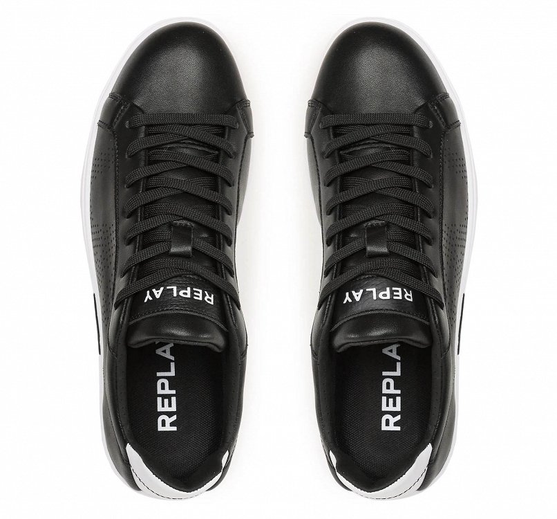Replay Ανδρικό Sneaker Polys Studio GMZ3P .000.C0014L 0008 Μαύρο