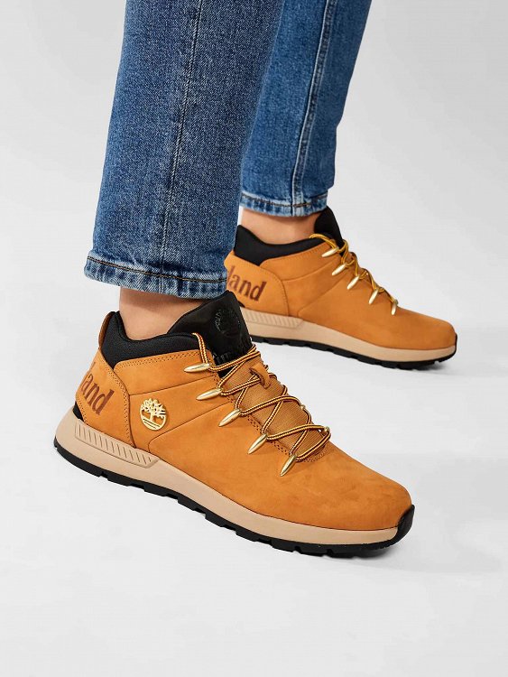 Timberland Ανδρικό Μποτάκι Sprint Trekker Mid A1XVQ 231 Wheat Nubuck