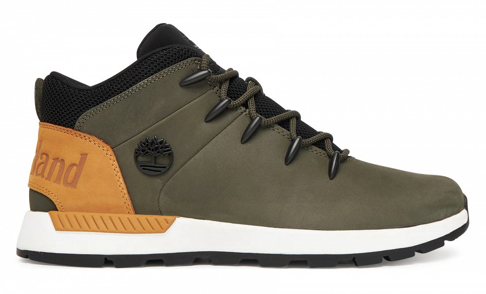 Timberland Sprint Trekker Mid Lace Sneaker A24BV A58 Leaf Green