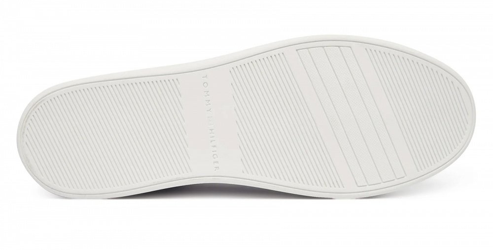 Tommy Hilfiger Γυναικείο Δερμάτινο Sneaker FW0FW09020 0K4 Λευκό