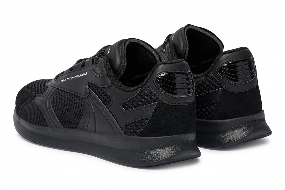 Tommy Hilfiger Ανδρικό Sneaker Lightweight Runner FM0FM05928 BDS Μαύρο