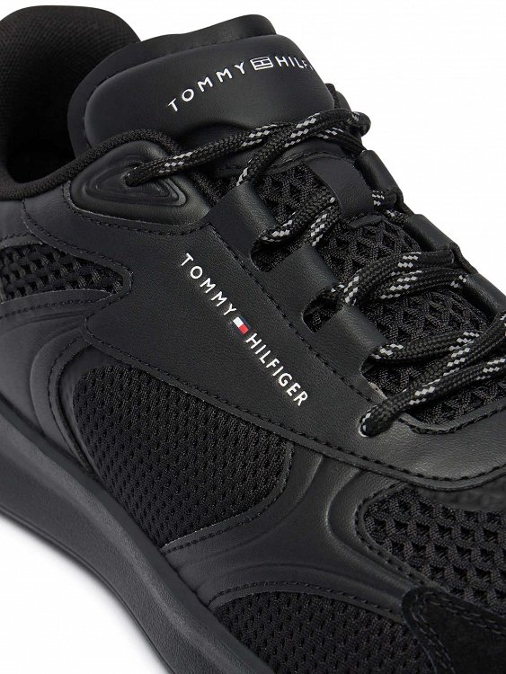 Tommy Hilfiger Ανδρικό Sneaker Lightweight Runner FM0FM05928 BDS Μαύρο