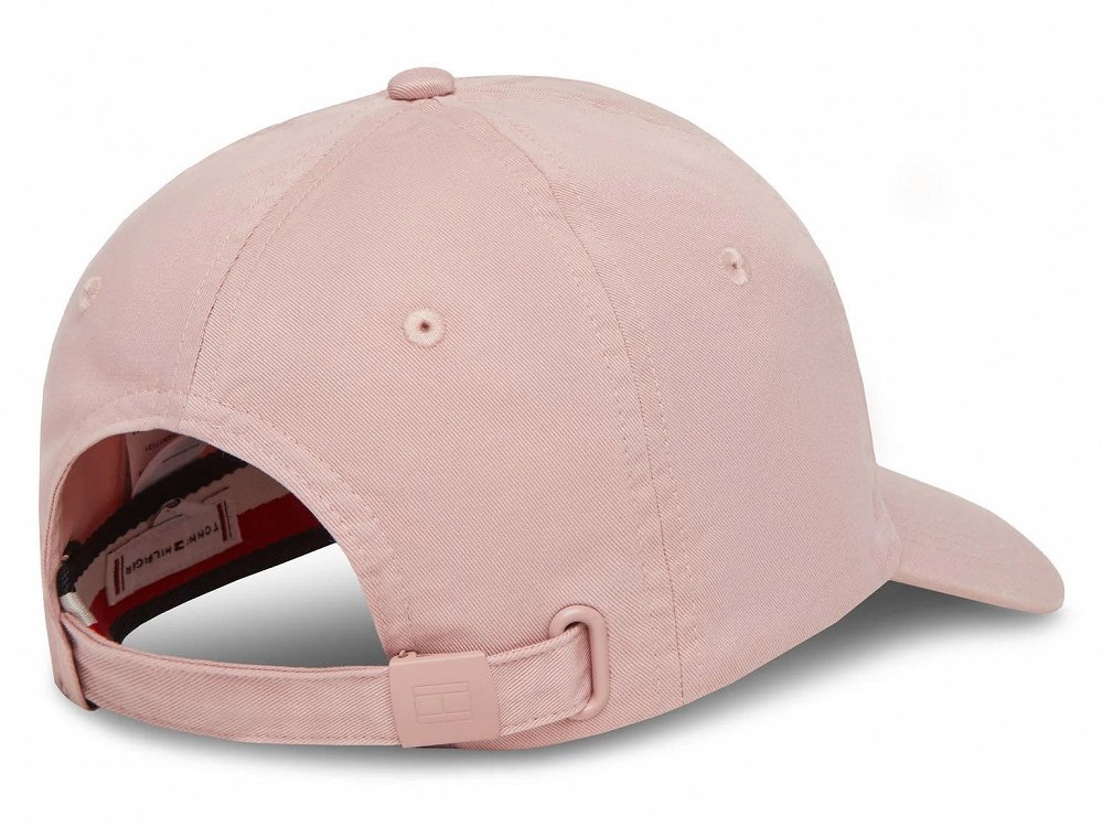 Tommy Hilfiger Καπέλο Jockey Essential Flag Soft Cap AW0AW17131 TQN Ροζ