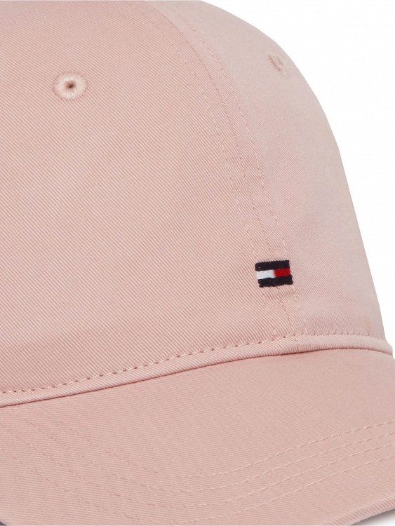 Tommy Hilfiger Καπέλο Jockey Essential Flag Soft Cap AW0AW17131 TQN Ροζ