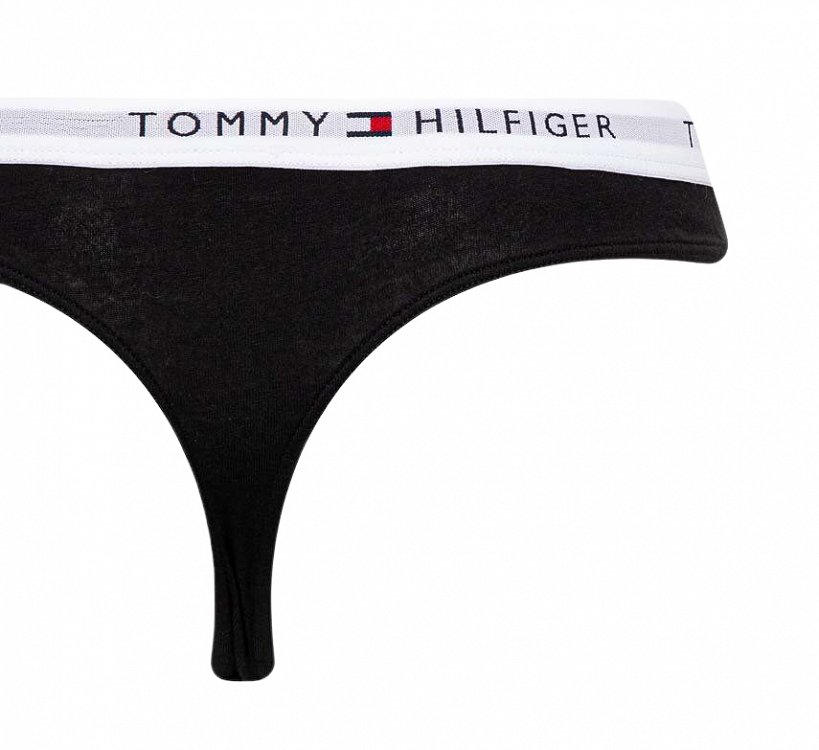 Tommy Hilfiger Γυναικείο Set Εσώρουχα String 3 τεμάχια UW0UW05530 0SI Μαύρο