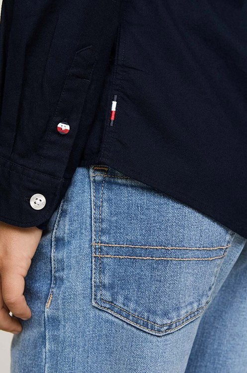 Tommy Hilfiger Πουκάμισο Για Αγόρια KB0KB09265s DW5 Μπλε