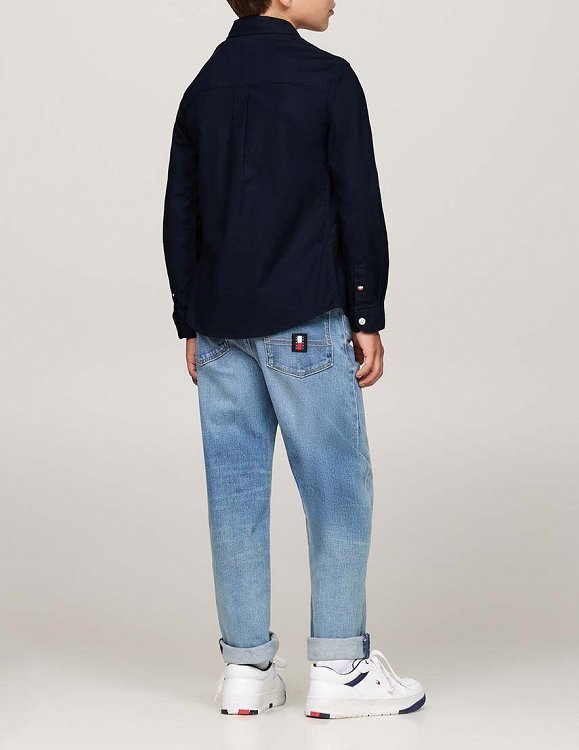 Tommy Hilfiger Πουκάμισο Για Αγόρια KB0KB09265s DW5 Μπλε