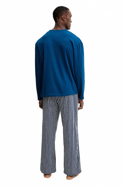 Tommy Hilfiger Σετ Ανδρικές Πιτζάμες UM0UM03602 0V2 Μπλε