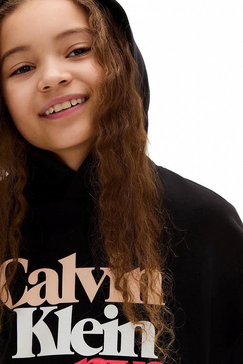 Calvin Klein Παιδικό Φούτερ Για Κορίτσια IG0IG02989 BEH Μαύρο