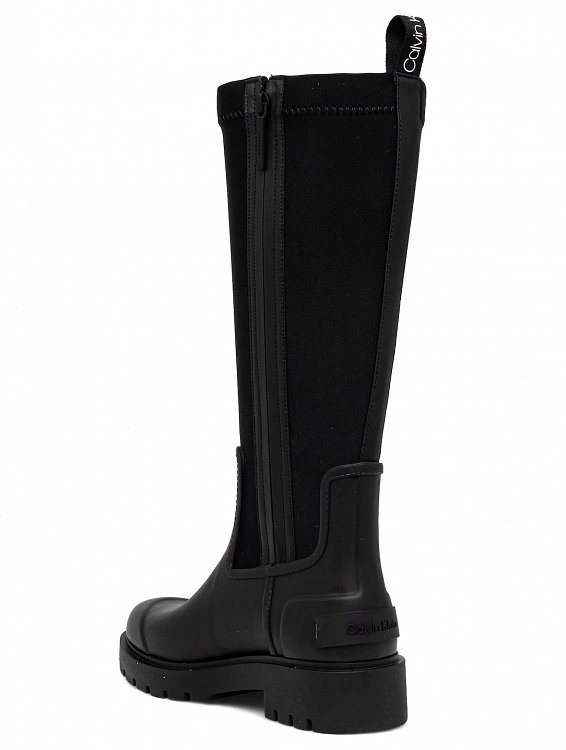 Calvin Klein High Rainboot Neoprene YW0YW02002 BEH Μαύρο