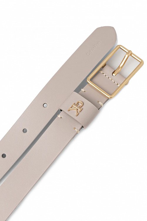 Calvin Klein Γυναικεία Δερμάτινη Ζώνη 2.5mm LV04F7050G VFU Γκρι