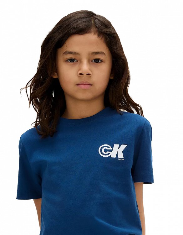 Calvin Klein Παιδικό T-Shirt Για Αγόρια IB0IB02544 C3I Μπλε
