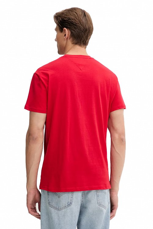 Tommy Hilfiger Ανδρικό T-Shirt DM0DM21911 XLE Κόκκινο