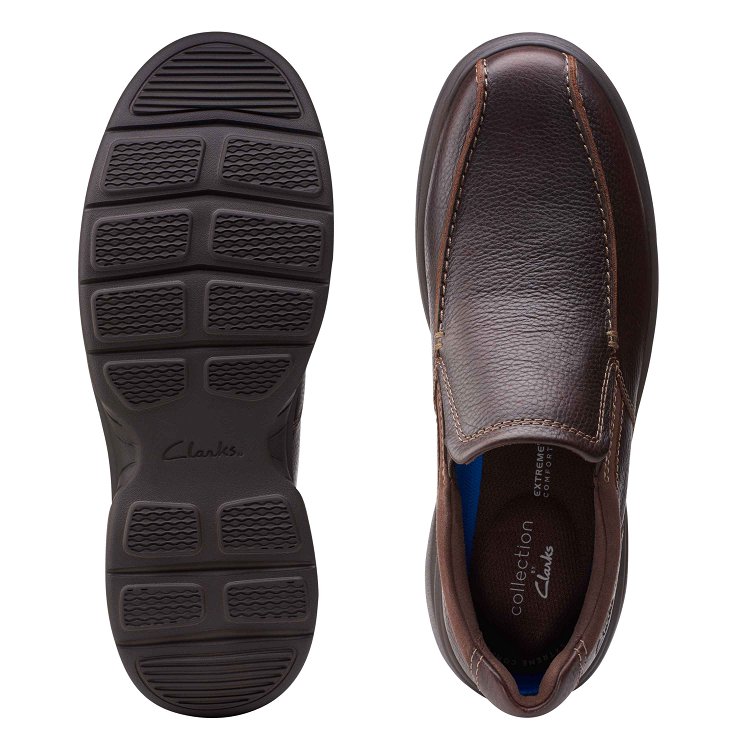Clarks Bradley Step 261531597 Brown Tumb