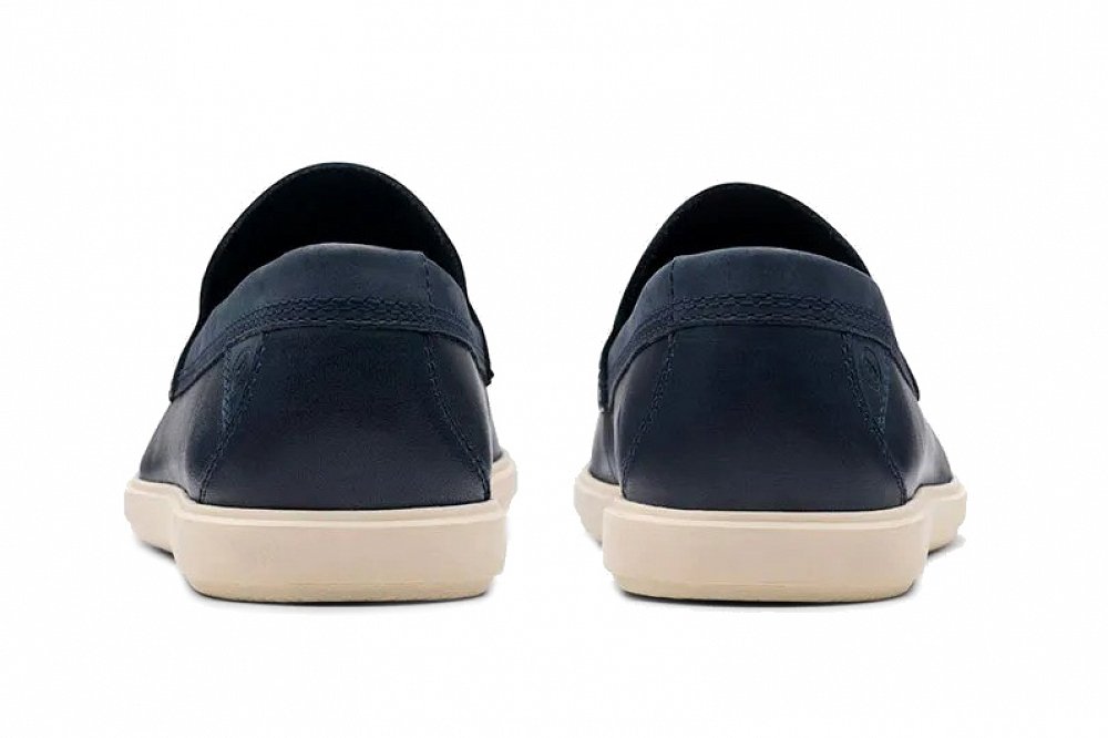 Clarks Bratton Loafer 26181278 Navy Leather