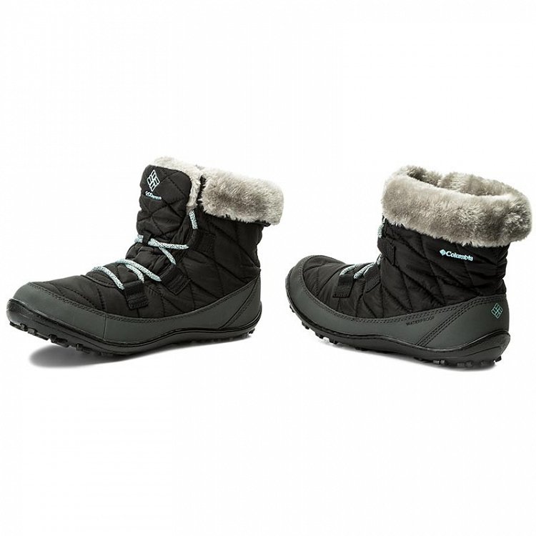 Columbia Youth Minx™ Shorty Omni-Heat™ Waterproof BY1334-010 Black/Spray