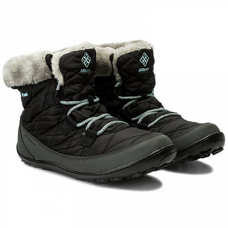Columbia Youth Minx™ Shorty Omni-Heat™ Waterproof BY1334-010 Black/Spray
