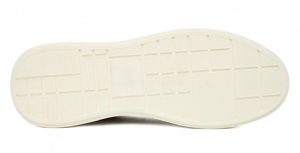Calvin Klein Ανδρικό Δερμάτινο Sneaker YM0YM01453 0HM Γκρι