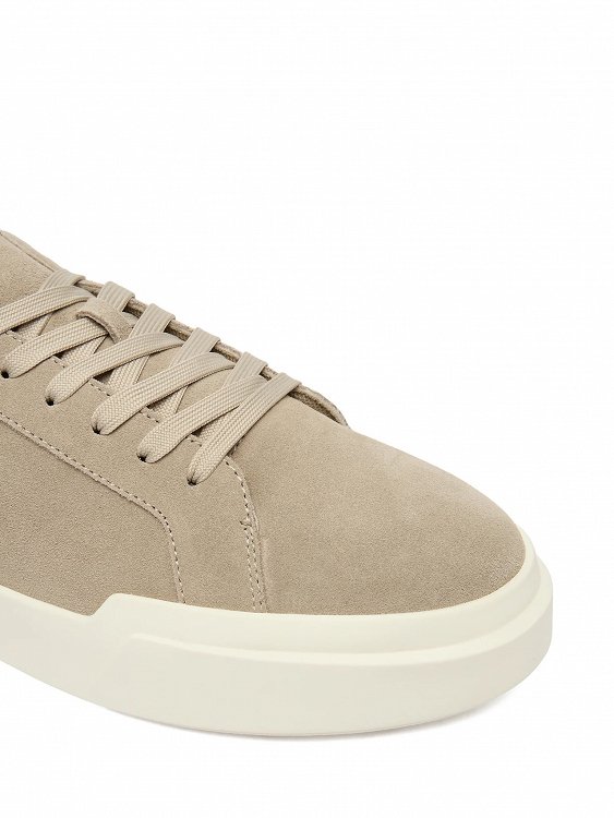 Calvin Klein Ανδρικό Δερμάτινο Sneaker YM0YM01453 0HM Γκρι