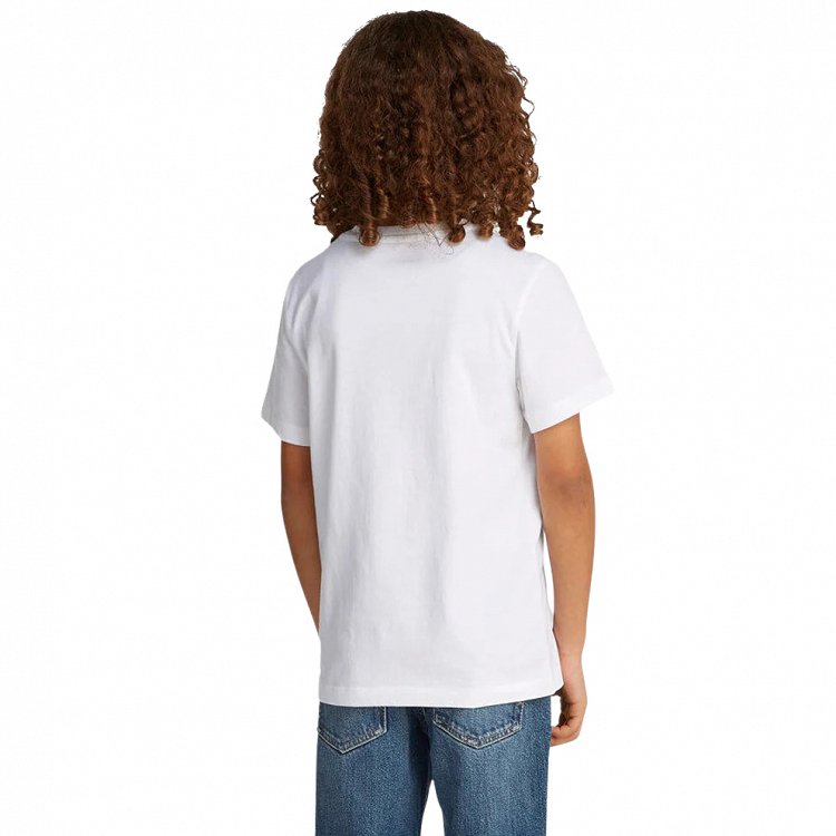 Calvin Klein Παιδικό T-Shirt Για Αγόρια IB0IB02447 YAF Λευκό