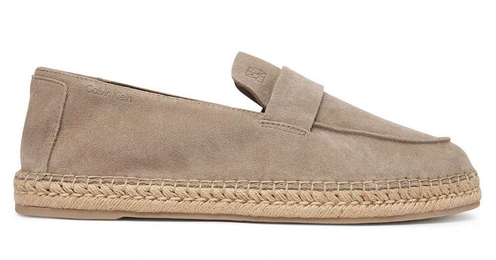 Calvin Klein Ανδρική Δερμάτινη Εσπαντρίγια HM0HM02072 PBO Τάουπε