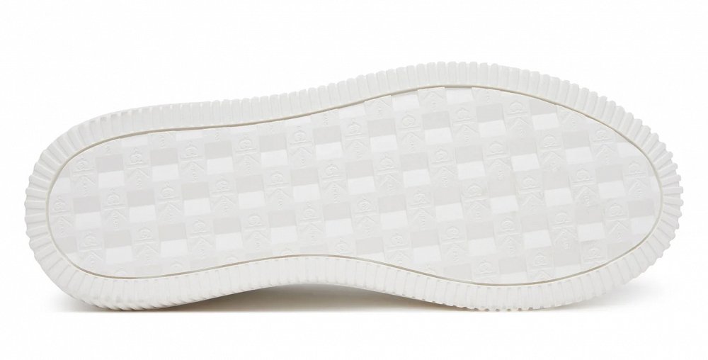 Calvin Klein Chunky Cupsole Ru Patch YW0YW01846 01W Λευκό