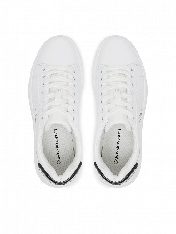 Calvin Klein Chunky Cupsole Ru Patch YW0YW01846 01W Λευκό