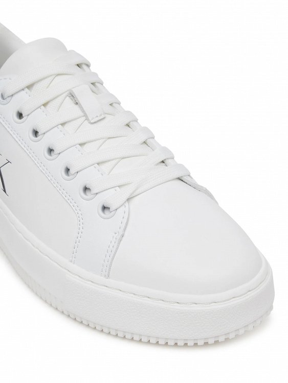 Calvin Klein Chunky Cupsole Ru Patch YW0YW01846 01W Λευκό