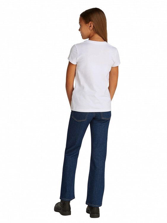Calvin Klein Παιδικό T-Shirt Για Κορίτσια IG0IG02953 YAF Λευκό