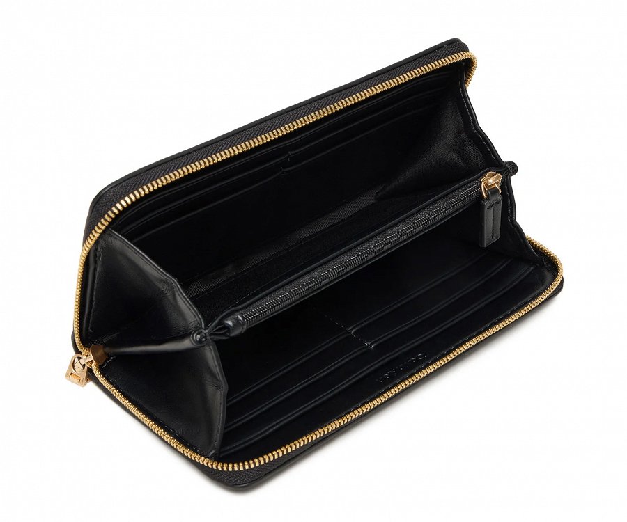 Calvin Klein Γυναικείο Μεγάλο Πορτοφόλι LV04F1077G UB1 Μαύρο