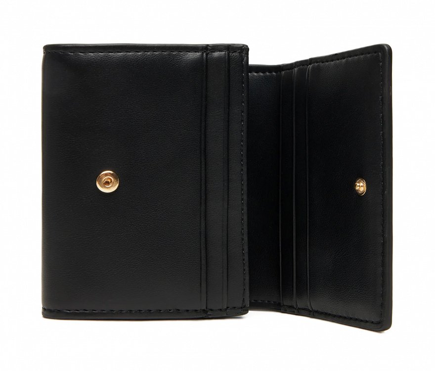 Calvin Klein Μικρό Πορτοφόλι Γυναικείο Bold Ck Medium Bifold LV04F1047G UB1 Μαύρο